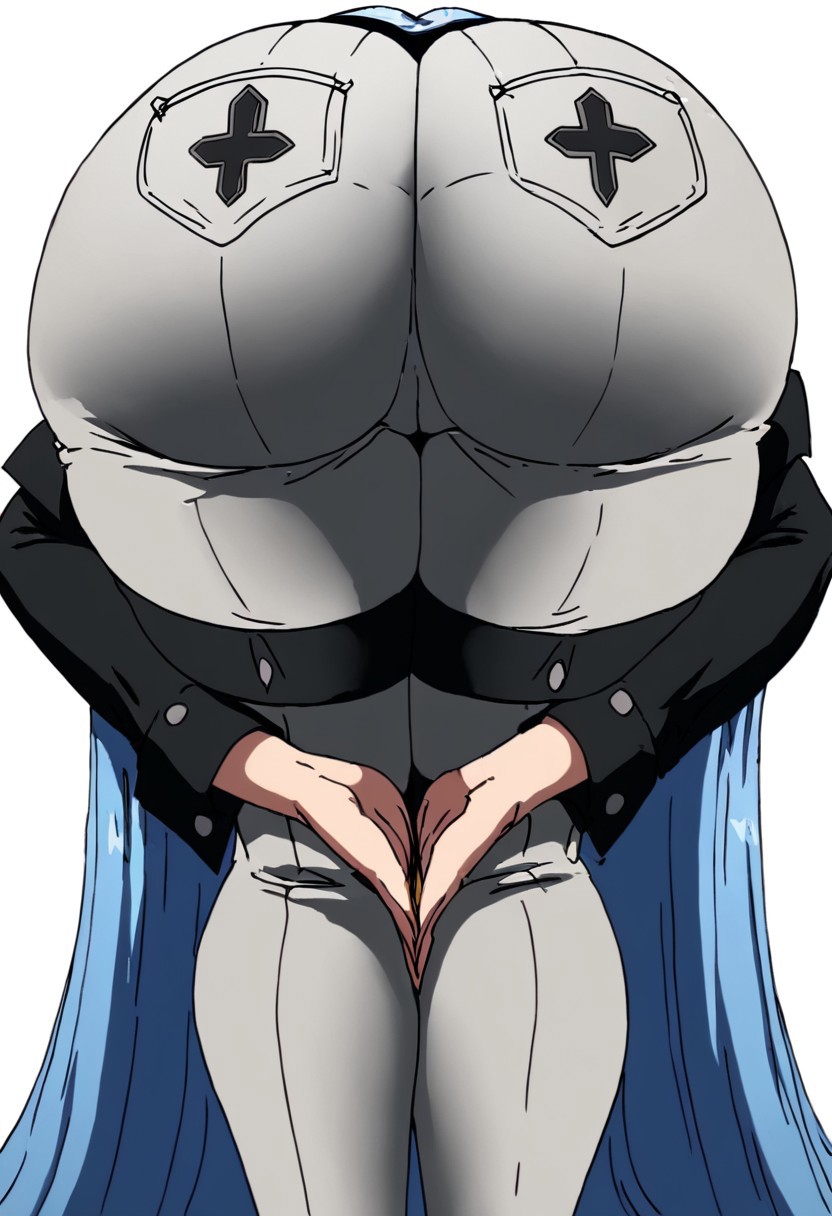 1girls 2024 2d adult adult_female ai_generated akame_ga_kill! ass ass_focus bbw booty cameltoe clothed clothed_female clothing esdeath esdeath_(akame_ga_kill!) female female_only fully_clothed gigantic_ass human human_female human_only light-skinned_female light_skin long_hair massive_ass no_sex pale-skinned_female pale_skin pawg praise_da_booty_(meme) realistic_proportions simple_background solo solo_female straight_hair tall_female thick_thighs thighhighs very_long_hair villain villainess white_background young_woman