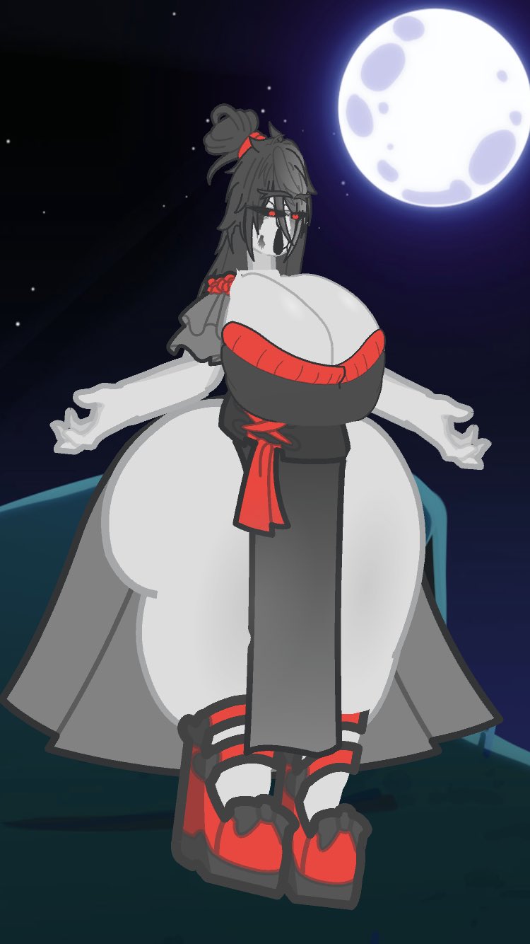 1girls, ass, big ass, big breasts, big butt, big female, breasts, chrisafton137 (artist), clothed, clothed female, clothing, creepypasta, dvloper, female, female only, gacha club, gacha life, ghost, ghost girl, ghost milf, gilf, grandmother, hips, horror game, huge ass, huge breasts, huge butt, looking down, mature, mature female, milf, mother, nightmare waifu, open mouth, outdoors, outside, red eyes, slendrina, slendrina: horror game, slendrina's mom, solo, solo female, solo focus, standing, tall female, thick thighs, thighs, wide hips
