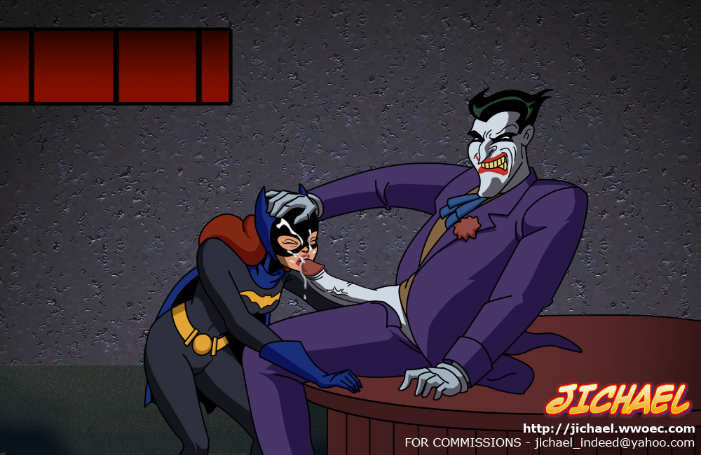 barbara_gordon batgirl batman:_the_animated_series batman_(series) blowjob cum_on_face dc dc_comics dcau jichael joker