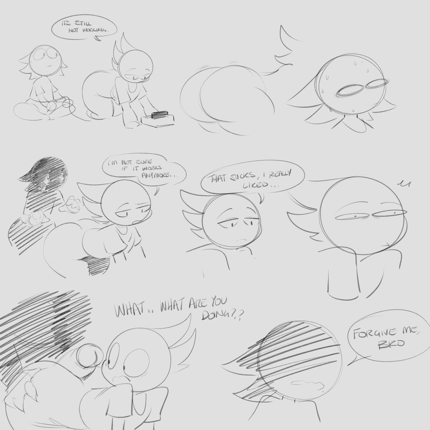 alien, anthro, ass, big ass, big butt, brother, brothers, clothed, clothing, erection, femboy, hi res, hot dogging, huge ass, huge butt, imminent rape, incest, looking back, male, male/male, malph, mammal, nude, panpan, penis, puwa, sqoon, thick thighs, wide hips