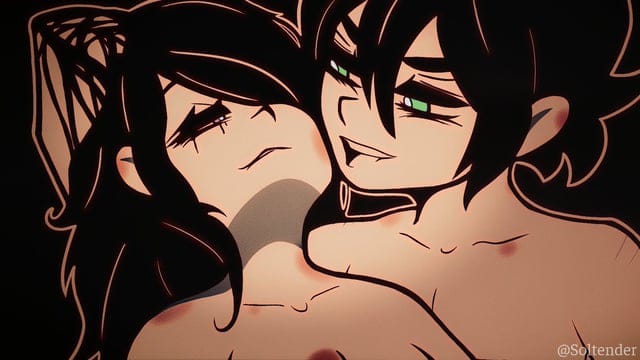 andrew graves, ashley graves, bite, bite mark, brother and sister, female, incest, incest (lore), incestuous, soltender, the coffin of andy and leyley