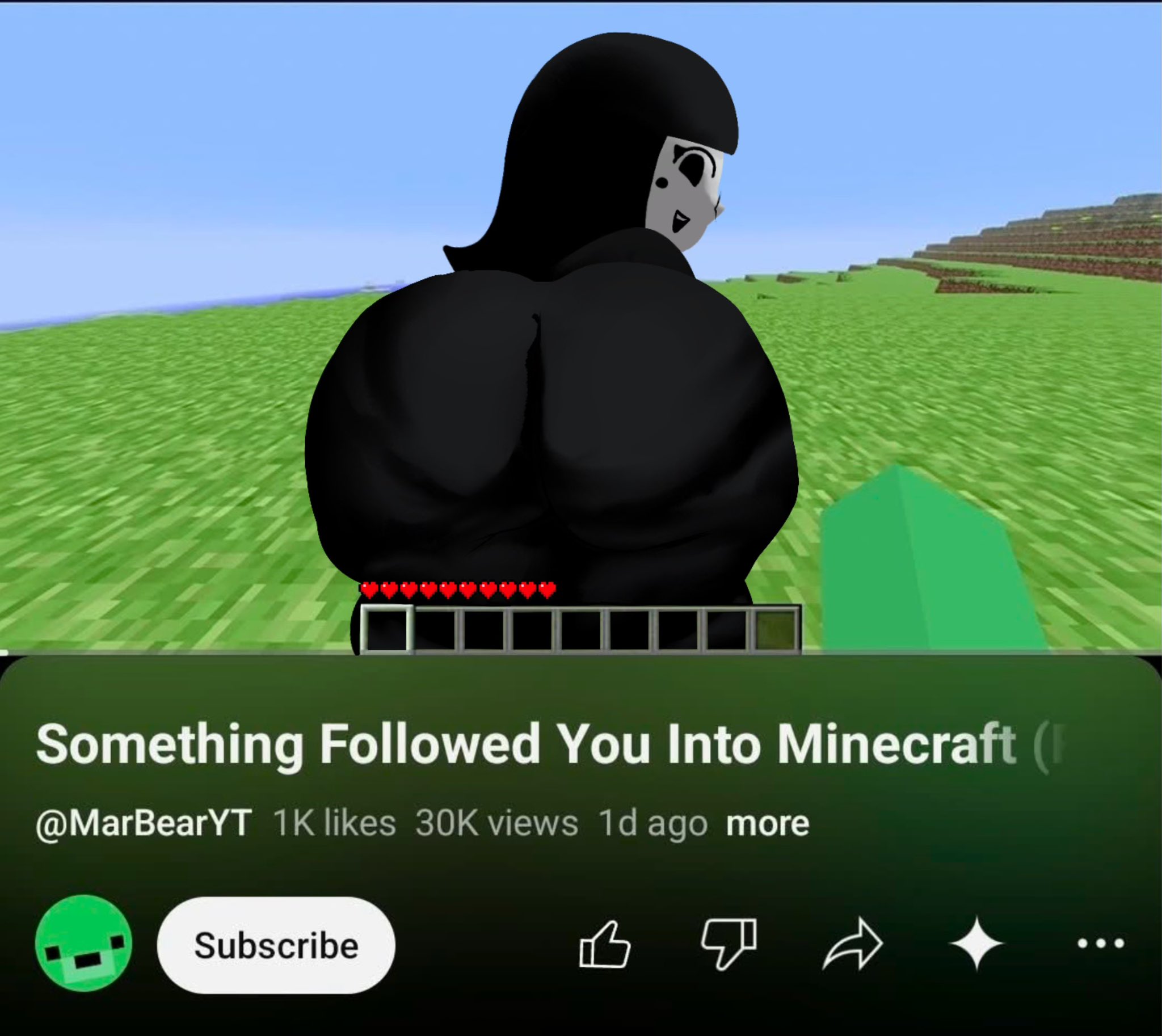 2026, artist request, ass, ass bigger than head, ass focus, ava, big ass, edit, goth, goth girl, health bar, huge ass, large ass, looking at viewer, looking back, mcyt, mii, mii maker, minecraft, minecraft youtubers, nintendo, presenting ass, presenting hindquarters, screenshot, screenshot edit, thumbnail, twitter, twitter link, youtube, youtube thumbnail, youtuber, youtuber character