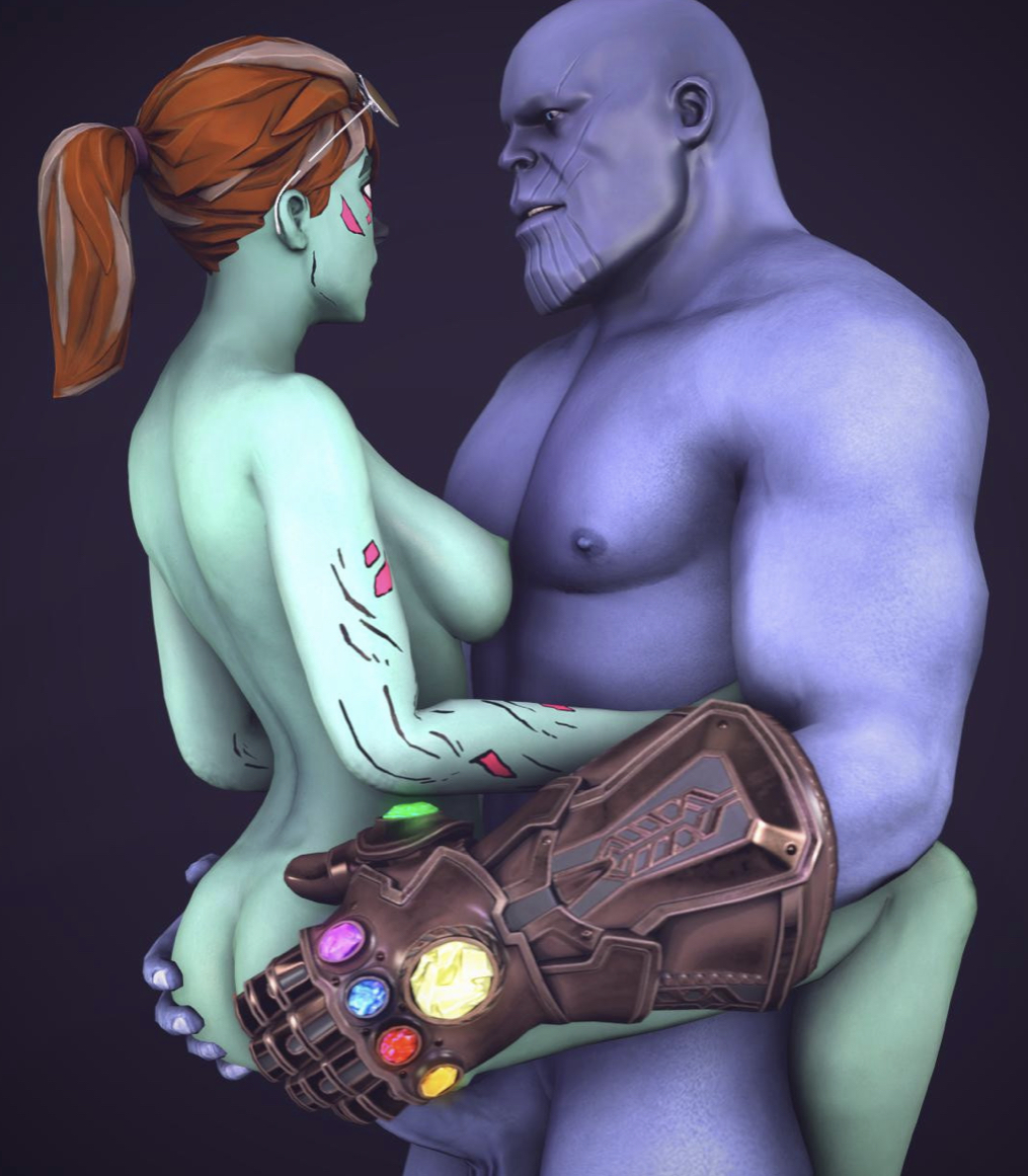 1boy 1girls 3d female fortnite fortnite:_battle_royale ghoul_trooper green_skin humanoid infinity_gauntlet male marvel marvel_comics penis purple-skinned_male purple_skin straight tagme thanos zombie zombie_girl