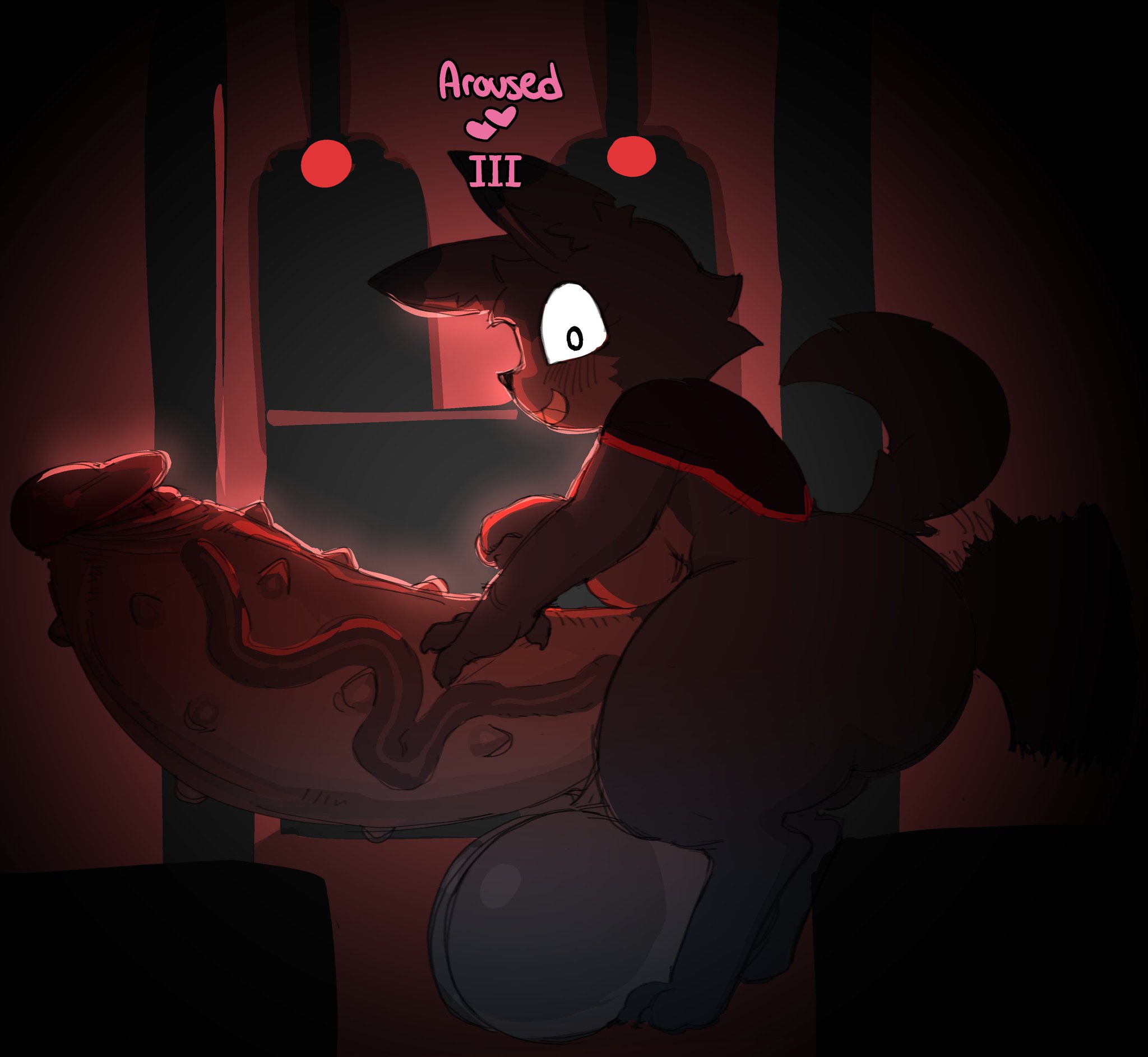 1futa, anthro, anthro only, balls, ballsack, big balls, big penis, canine, canis, cock, cofficremer, dandy's world, dandys world, dick, eclipse (dandy's world), furry, furry futa, furry only, futa only, futanari, hyper, hyper balls, hyper penis, looking at viewer, mascot horror, penis, smiling at viewer, staring at viewer, veiny penis, wolf, wolf girl