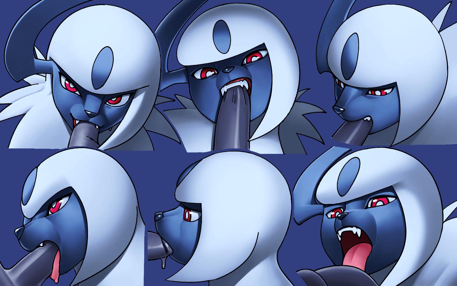 16:10, 2019, absol, ambiguous gender, bite, bodily fluids, canid, canine, duo, erection, fellatio, fellatio from feral, feral, glans, hi res, human, human on feral, humanoid penis, interspecies, katahane3, licking, looking at penis, looking at viewer, male, male on feral, male/ambiguous, mammal, multiple poses, nintendo, open mouth, oral, penis, penis biting, penis lick, pokémon (species), pokemon, pokemon (species), pokemon rse, pokephilia, pose, red eyes, saliva, sharp teeth, simple background, smile, solo focus, teeth, tongue, tongue out, video games, zoophilia