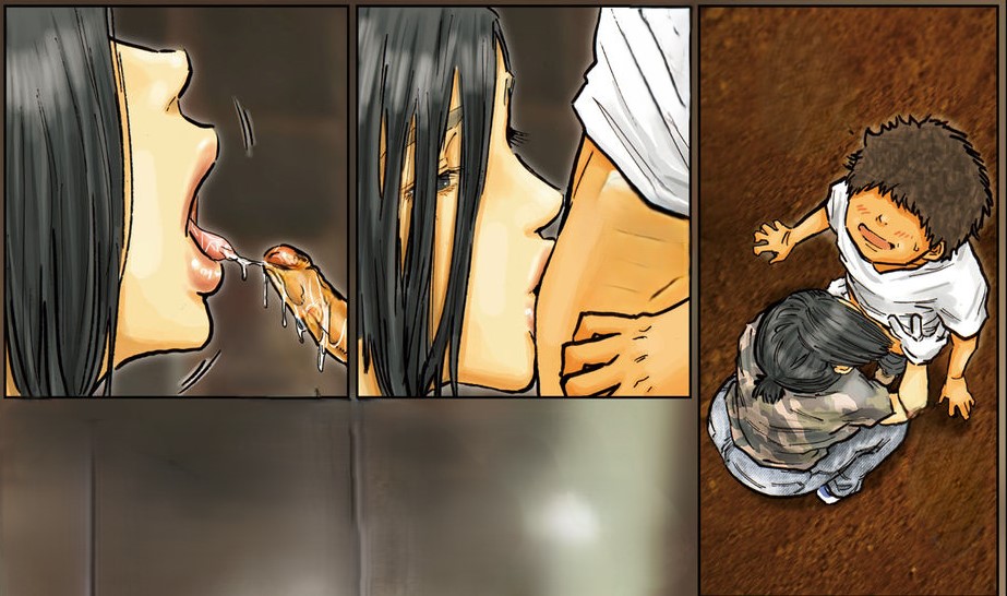 cheating_wife cleaning_fellatio kuroneko_smith obaa-san_no_karada_ga_kimochi_yosugiru_kara