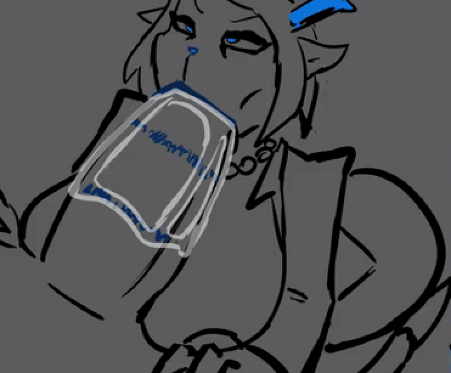 animated anthro_female big_breasts blanklazarus blowjob breasts carol_holiday deltarune deltarune_chapter_4 female lipstick_on_penis milf video_games