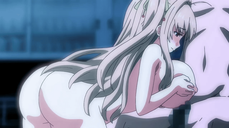 10s 1boy 1girls 2017 animated asahina_konomi ass bare_shoulders bent_over blank_eyes blush boobjob bow breasts censored drugged female female green_bow indoors large_ass large_breasts long_hair mosaic_censoring nipples older_man_and_younger_girl penis rape tagme teacher_and_student toriko_no_(series) toriko_no_kusari twintails