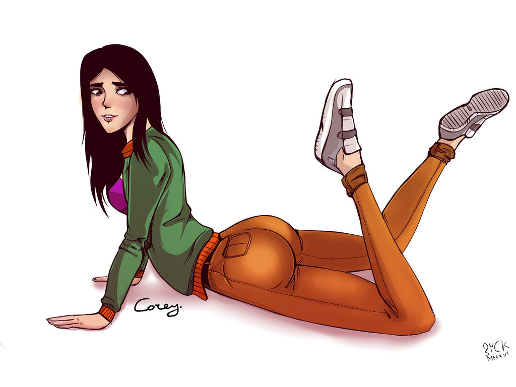 ass black_hair corey_(hotline_miami_2) duck-sick female hotline_miami hotline_miami_2 long_hair shoes solo solo_female sports_bra tight_clothing tight_pants varsity_jacket