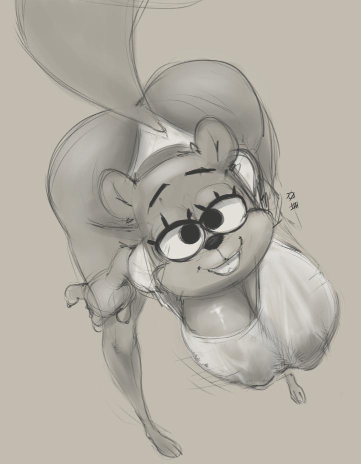 anthro, ass, big ass, big breasts, breasts, female, furry, huge ass, huge breasts, nickelodeon, no humans, sandy cheeks, sixsidesofmyhead, smooth skin, spongebob squarepants, spongebob squarepants (series), squirrel, tagme