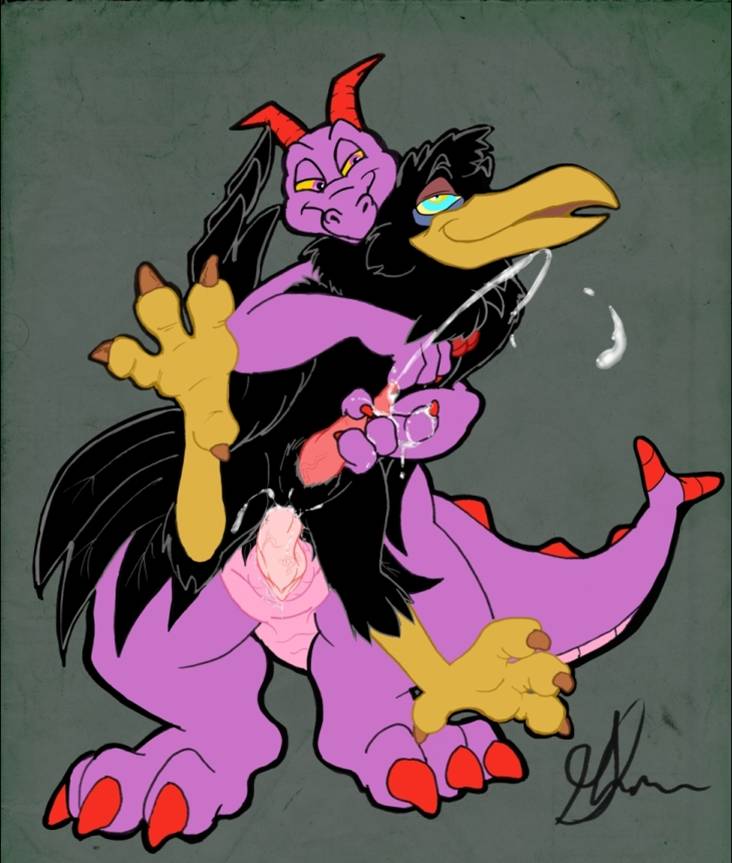 disney dragon figment gay glenn jeremy male_only penis purple secret_of_nimh tagme