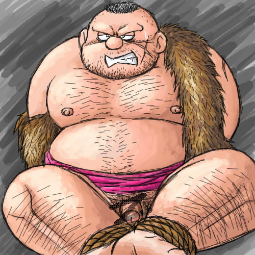 bondage dragon_quest dragon_quest_viii male male_only oi pubic_hair tagme yangus