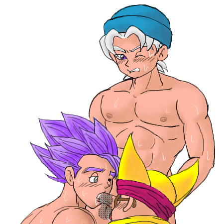 3boys artist_request chamoro digital_media_(artwork) dragon_quest dragon_quest_vi fellatio gay glasses hair hero_(dq6) male male_only nipples oral oral_sex pecs sweat tagme terry_(dragon_quest) url yaoi