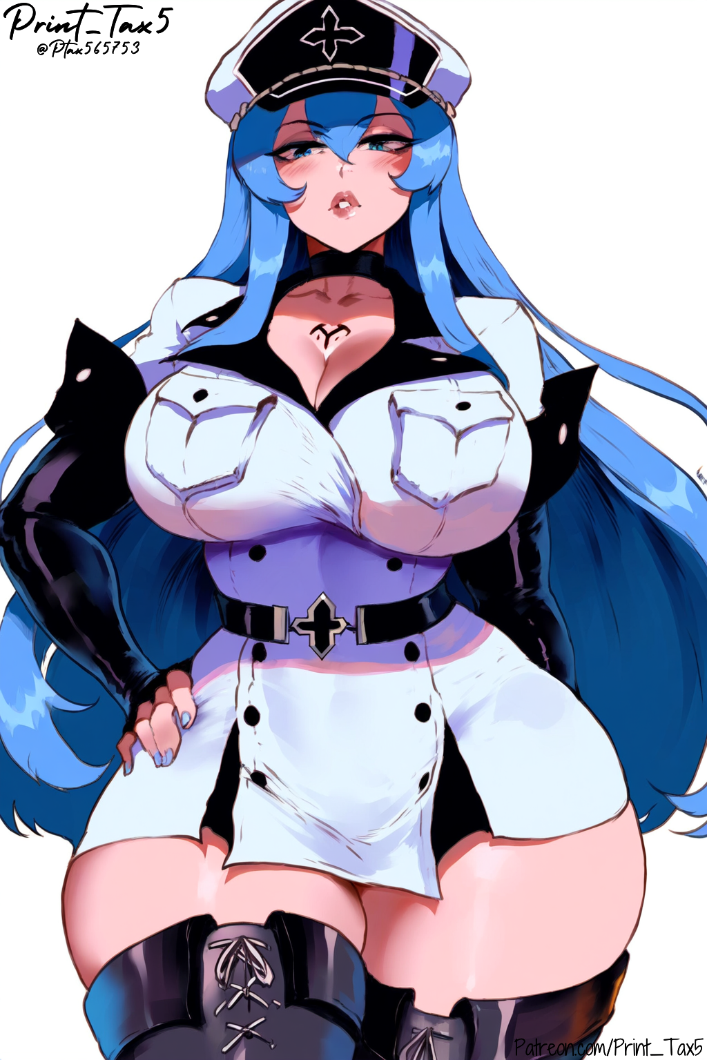 ai_assisted ai_generated akame_ga_kill! esdeath_(akame_ga_kill!) female female_only patreon_username print_tax5 sole_female thiccwithaq_(ai_style) twitter_username voluptuous voluptuous_female