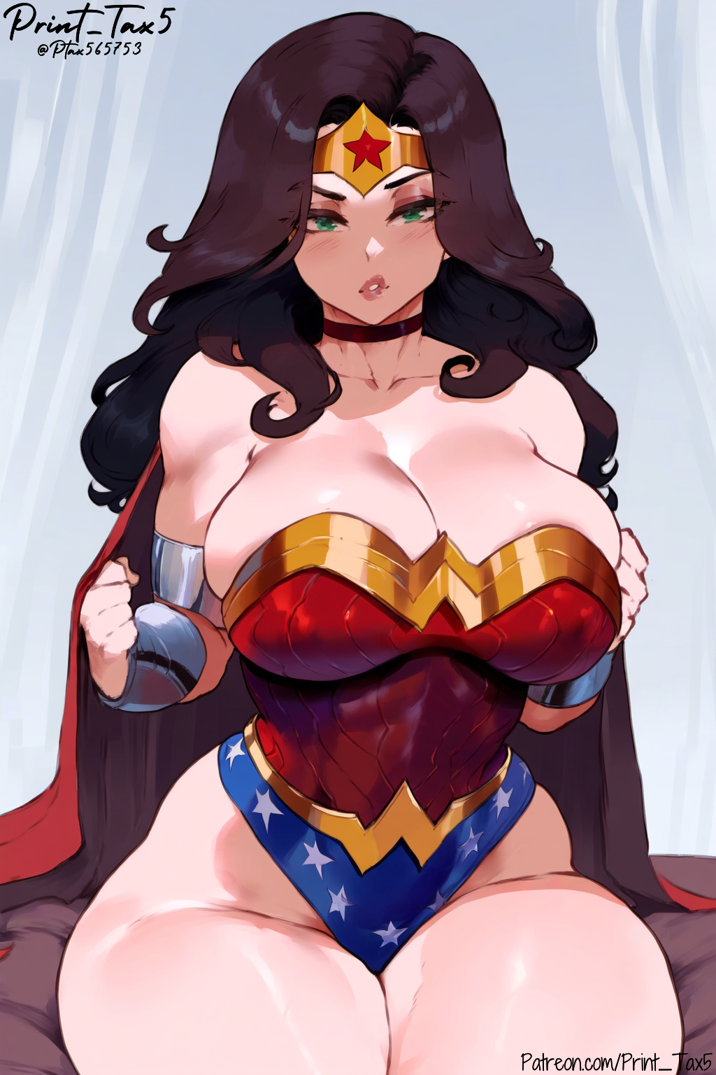 ai_assisted ai_generated dc dc_comics female female_only patreon_username print_tax5 sole_female twitter_username voluptuous voluptuous_female wonder_woman wonder_woman_(series)