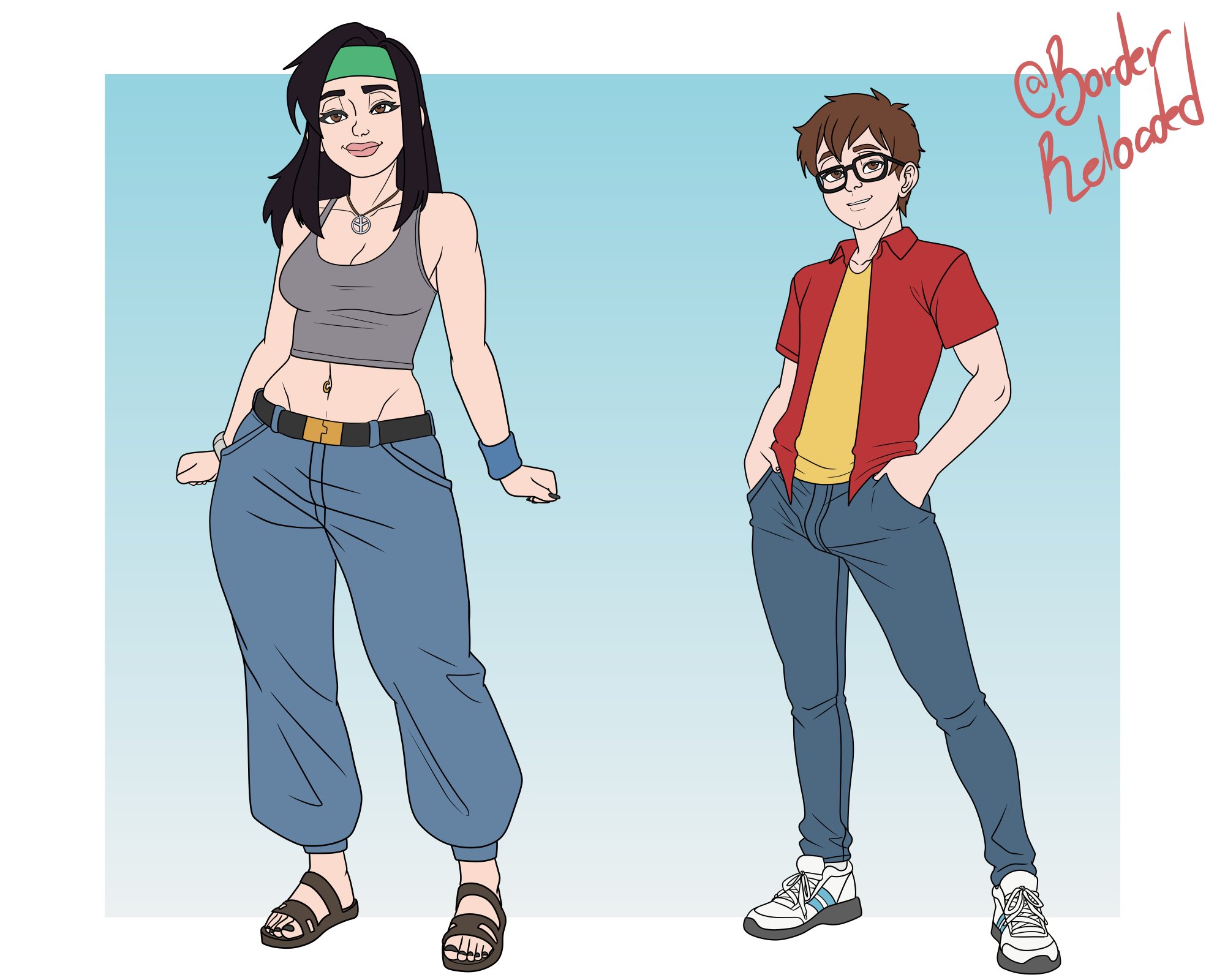 1boy, 1girls, 2d, american dad, black hair, borderreloaded, brother, brother and sister, brown hair, busty, female, hayley smith, hourglass figure, male, sister, steve smith, tagme, wide hips