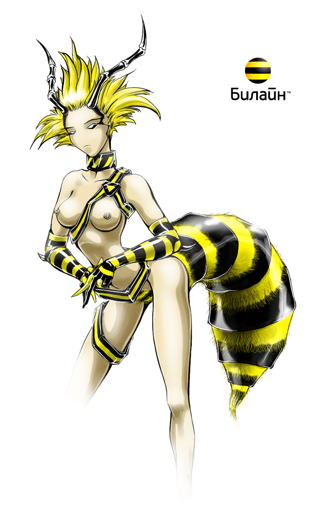 2ch.ru bee_girl bilayn-tan mascot ru-chans