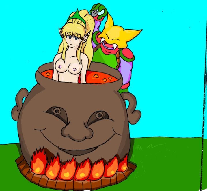 cooked_alive cooking_pot imminent_vore mana_goblin purim secret_of_mana tagme vore