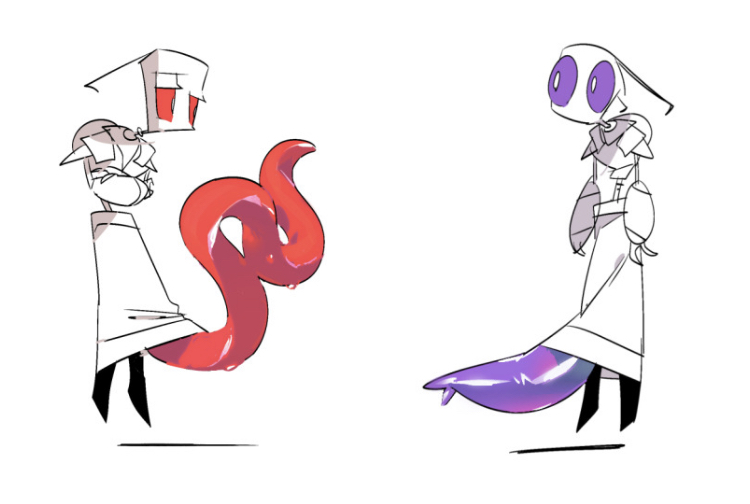 2boys alien_genitalia almighty_tallest invader_zim irken male_only tallest_purple tallest_red