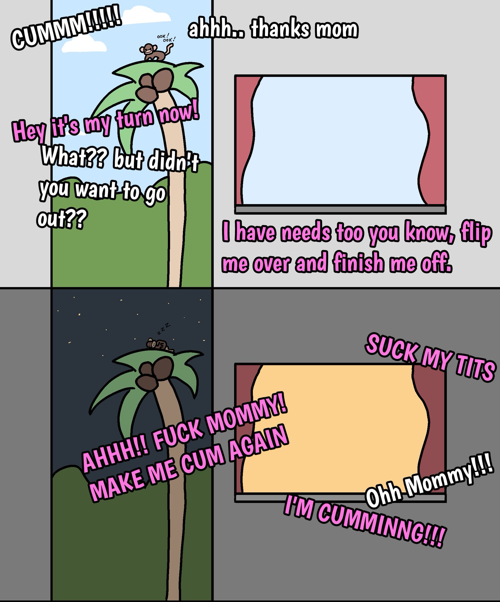 better version at source, cheating, cheating wife, comic page, cum announcement, dialogue, english text, female, hi res, incest, married female, mommy kink, mother, mother and son, offscreen sex, tagme, text, twitter sample, uniimom