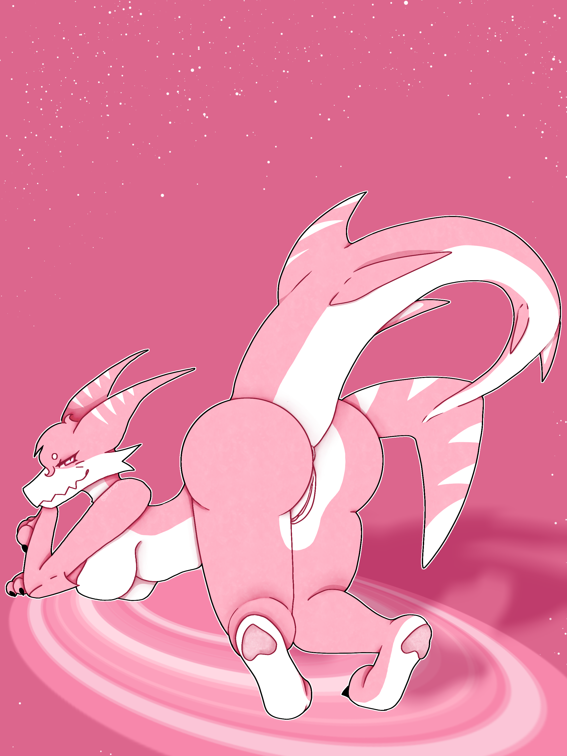 1girls, anus, female, female only, furry, kaiju paradise, kawaii shork (kaiju paradise), observer s.o, pink hair, pink skin, pussy, roblox, roblox game, shark, shark girl, shark humanoid, shark tail, shorks (kaiju paradise), solo, source request, tagme