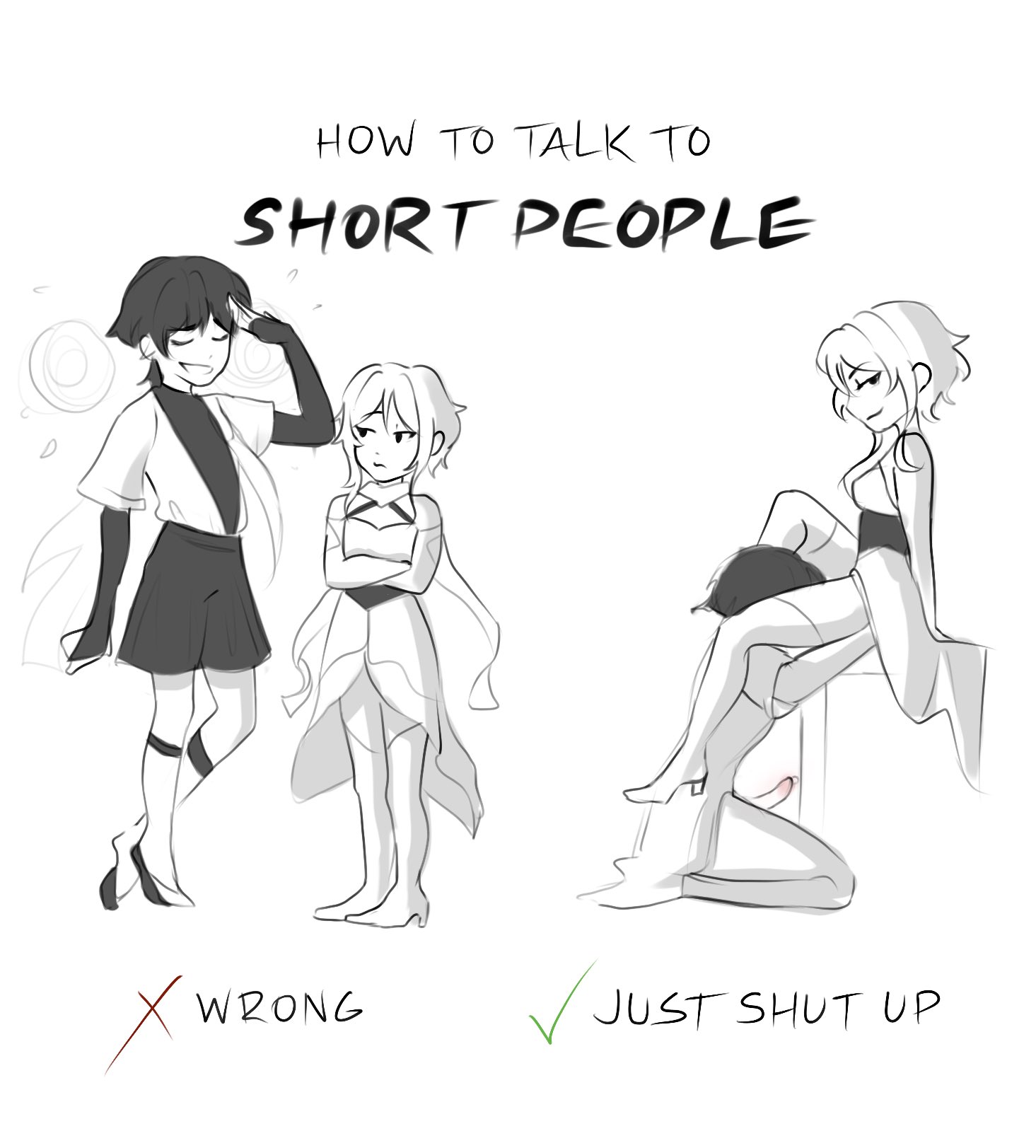 cunnilingus, eating pussy, erection, female, femboy, femboy on female, femdom, genshin impact, how to talk to short people, kneeling, kokoyuart, licking pussy, lumine (genshin impact), male, meme, monochrome, oral, oral sex, parody, parody porn, penis, penis out, pussy, scaramouche (genshin impact), straight