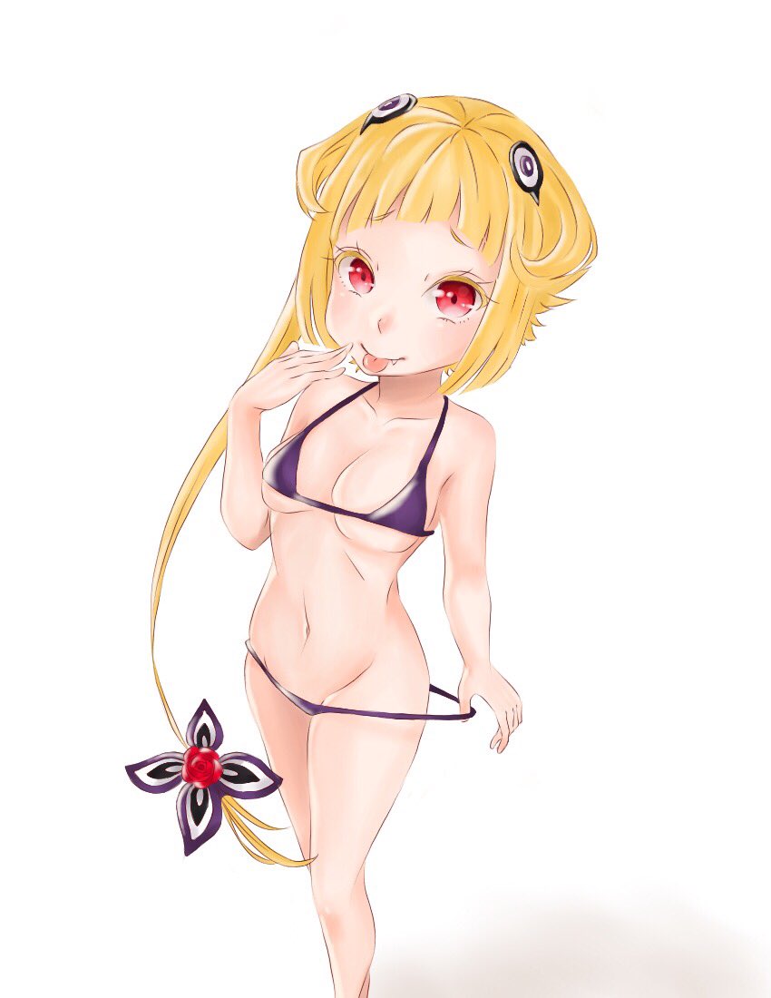 bikini, blonde hair, capella emerada lugunica, female, re:zero kara hajimeru isekai seikatsu, tagme