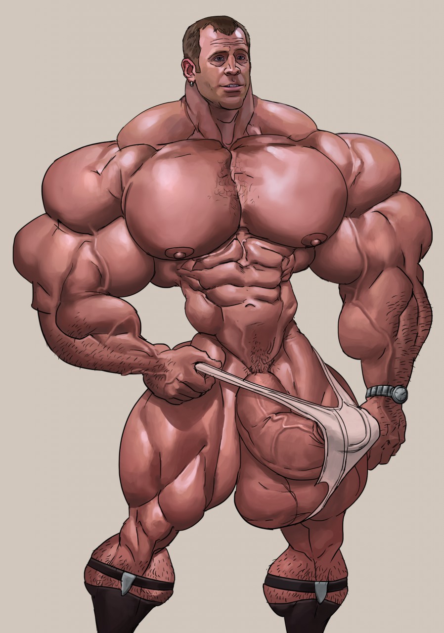 1boy, abs, arm hair, balls, body hair, boner, deltoids, erection, feet out of frame, garter straps, hair, human, hyper, hyper balls, hyper genitalia, hyper muscle growth, hyper muscles, hyper penis, light skin, light-skinned male, male, male nipples, male only, muscle growth, muscles, muscular, muscular male, nipples, pecs, penis, remert, smooth skin, socks, solo, solo male, tearing clothes, tearing up, teeth, the office, toby flenderson, triceps, underwear, vein, veins, veiny muscles, veiny penis, white background, wristwatch