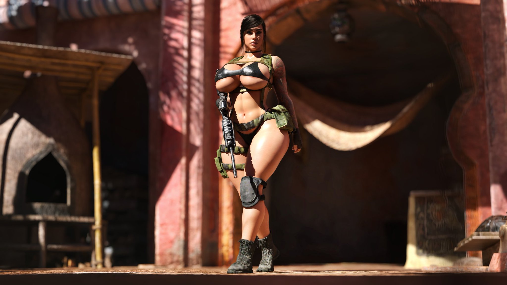 1girls, 3d, activision, big breasts, big thighs, bolt on tits, boots, breast implants, breasts, bust, busty, call of duty, call of duty modern warfare (2019), call of duty warzone, curvaceous, curvy, curvy figure, enhanced breasts, fake breasts, female, hips, hourglass figure, huge breasts, huge thighs, infinity ward, large breasts, large thighs, legs, light skin, light-skinned female, mara (cod), mature, mature female, outside, rude frog, silicone, silicone implants, slim waist, tan body, thick, thick hips, thick legs, thick thighs, thighs, top heavy, voluptuous, waist, wide hips