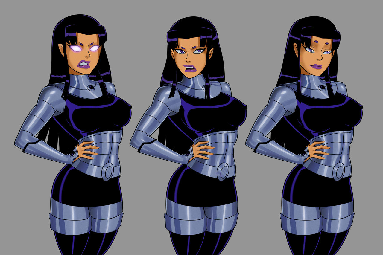 1girls, 2d, black hair, blackfire, breasts, busty, dc, dc comics, dcau, female, female only, fully clothed, komand'r, long hair, orange skin, solo, sunsetriders7, tagme, tan skin, tan-skinned female, teen titans