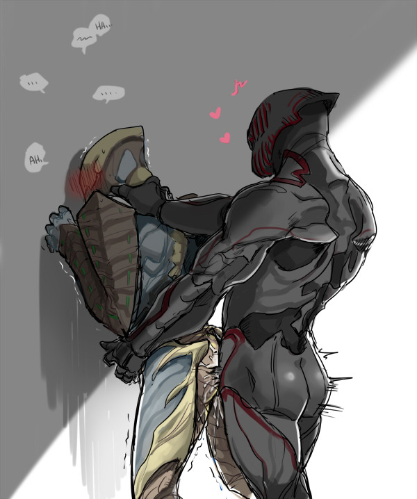 ash_(warframe) from_behind stalker_(warframe) tagme warframe yaoi