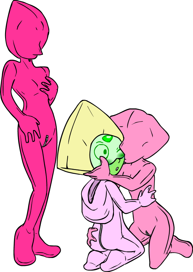 2017 3girls blush bodysuit digital_media_(artwork) female female_only glasses green_skin hand_on_ass hand_on_cheek hand_on_chest hoodie kiss_on_cheek kissing kissing_cheek kneeling lapis_lazuli_(steven_universe) multiple_girls pearl_(steven_universe) peridot_(steven_universe) shennanigma spandex standing steven_universe transparent_background zentai zipper