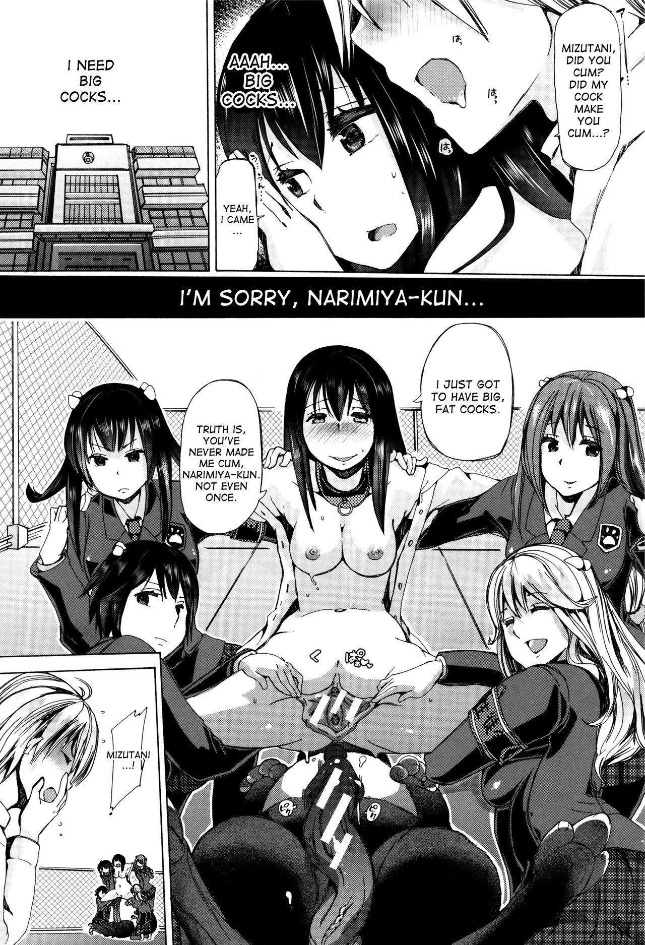 1animal, 1boy, 5girls, assisted bestiality, assisted sex, bestiality, bored, cheating, chikiko, cucked by beast, cuckold, dialogue, female, forced to watch, gaping pussy, infidelity, juukan kyoushitsu - bestiality class, male, mizutani (bestiality classroom), multiple females, multiple girls, netorare, ntr, penis, pussy, small penis humiliation, speech bubble, tapir, zoophilia