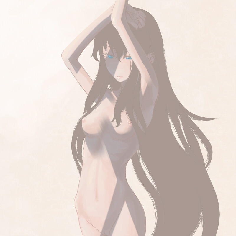 breasts brown_hair gundam gundam_00 long_hair marina_ismail musen-shiki_sanhankikan nipples nude uncensored