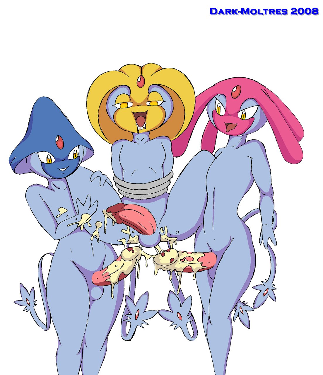 3boys after_sex azelf cum dark-moltres male male_only mesprit pokemon semen uxie