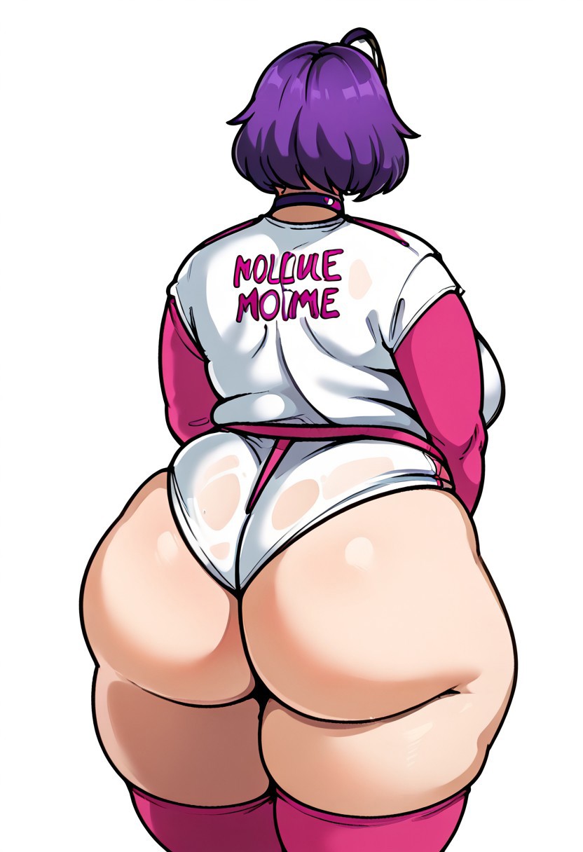 ai_generated ass_dough bbw bbw_mom bubble_butt caked_up cosplay dat_ass delivery_employee delivery_girl dumptruck_butt edit fat_ass hi_res huge massive_ass plump_ass thick_ass thick_butt