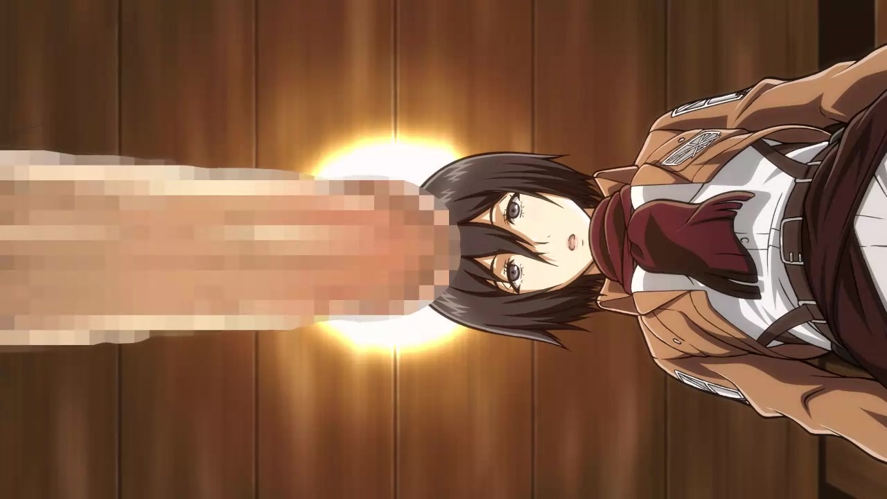 1girls, asian, attack on titan, black eyes, black hair, female, fringe, hiding, imminent deepthroat, imminent oral, jean kirstein, light skin, light-skinned female, long penis, looking at penis, lost rarities, male, medium hair, mikasa ackerman, oral, pale skin, pale-skinned female, penis, petite, seductive eyes, seductive mouth, shingeki no kyojin, submissive female, tagme, takapiko