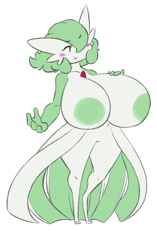 1girls 4_fingers alpha_channel alternate_breast_size anthrofied areolae biped black_eyes blush breasts chubby dorian-bc dress feet female gardevoir green_hair green_skin hair_over_one_eye half-closed_eyes huge_ass huge_breasts humanoid large_areolae looking_away model_sheet nintendo no_nipples original_character pokémon_(species) pokemon pokemon_(species) pokemon_rse pose simple_background smile solo standing thick_thighs top_heavy transparent_background video_games white_skin