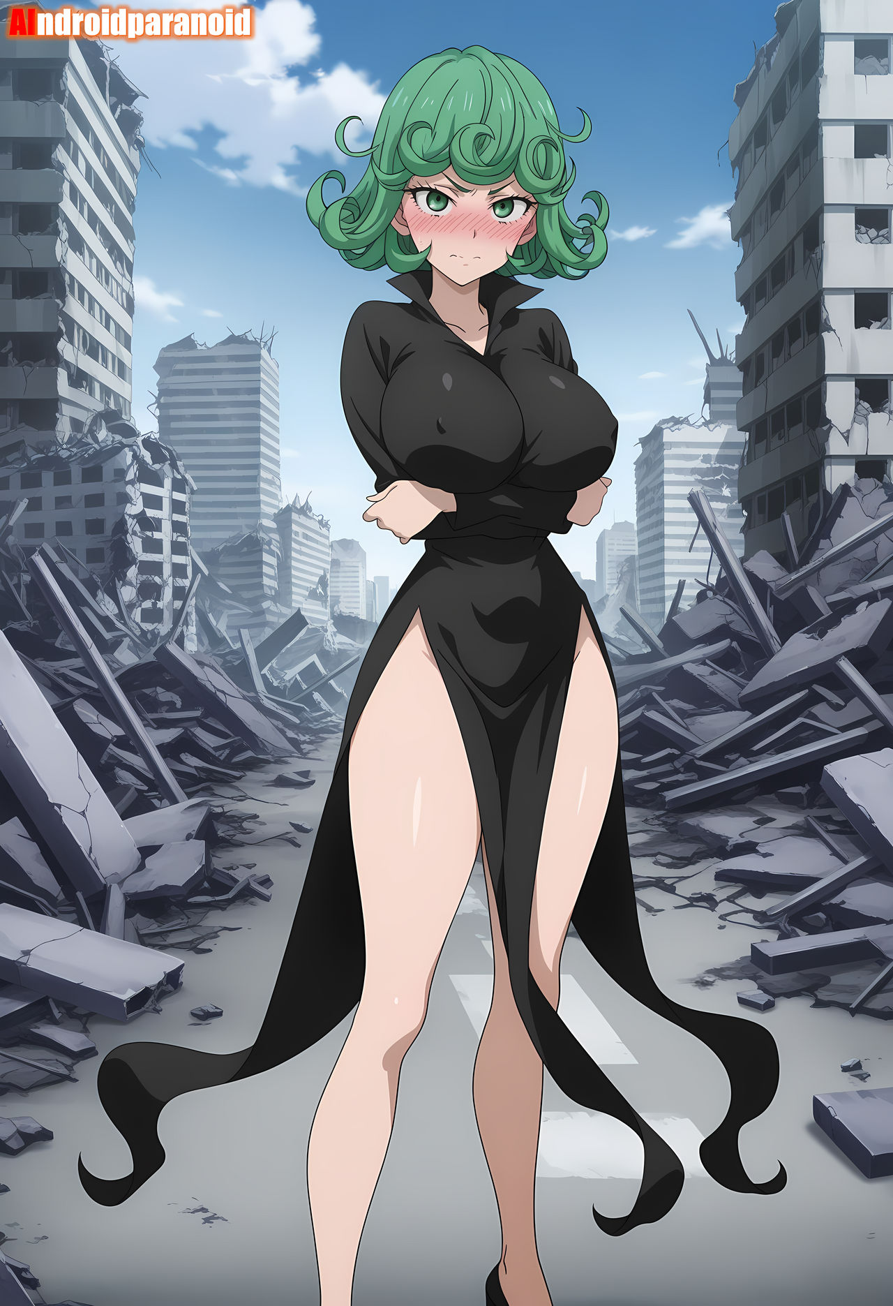 1girls, ai generated, aindroidparanoid, ass, big ass, big breasts, big butt, breasts, busty, curvy, cute, fat ass, female, female only, hair, hi res, hips, huge ass, huge breasts, human, large ass, large breasts, legs, narrow waist, one-punch man, slim waist, tagme, tatsumaki, thick ass, thick thighs, voluptuous, waist, wide hips