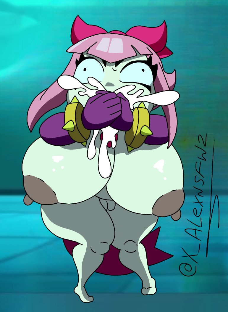 1female, big breasts, brawl stars, melodie (brawl stars), pussy, x alexnsfw2