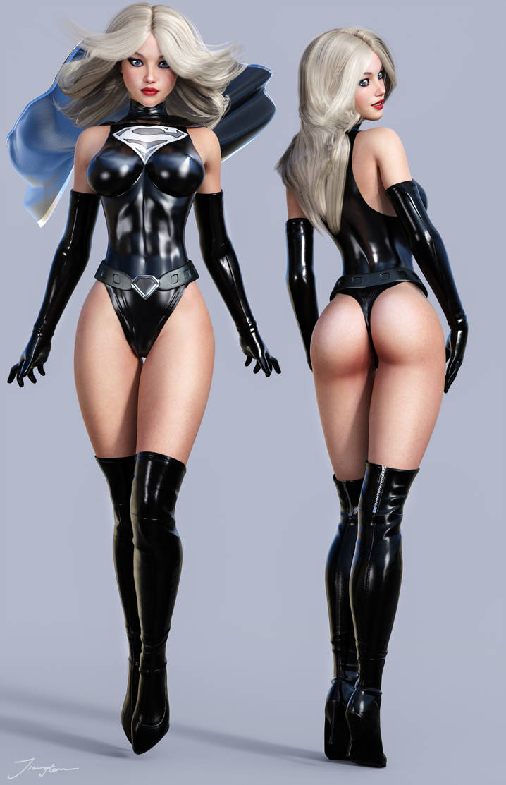 1girls 3d alternate_costume argoan ass back_view belt black_belt black_gloves black_heels black_leotard black_thigh_boots blonde_hair blue_cape blue_eyes boots breasts cape dat_ass dc dc_comics eyeshadow female female_only from_behind front_view gloves heels high_heel_boots kara_zor-el kryptonian leather_boots leotard lipstick long_hair makeup mascara nipple_bulge pinup red_lips red_lipstick smile smiling solo supergirl supergirl_(dark) superheroine superman_(series) thigh_boots thigh_high_boots thighhigh_boots thighs tiangtam