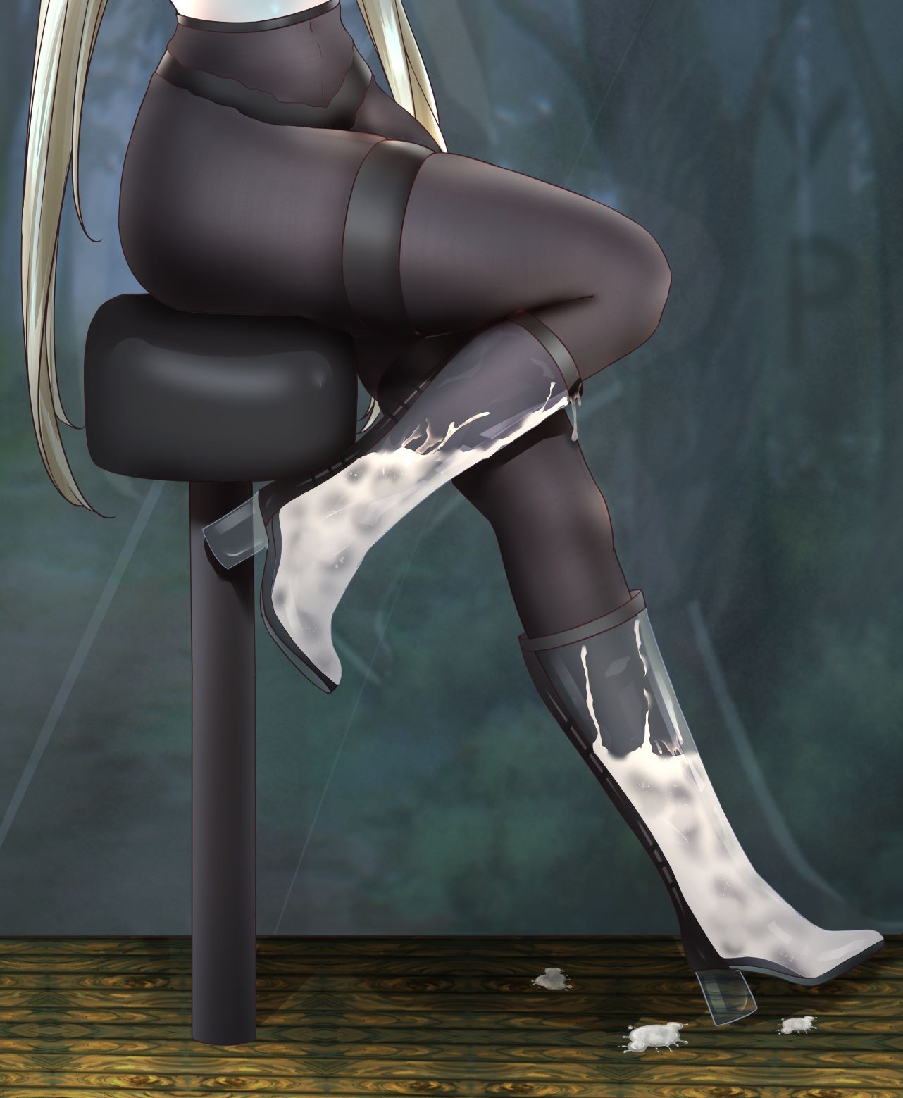 azur_lane boots cum cum_in_heels cum_in_shoe cum_on_feet cum_on_heels cum_on_shoes cum_on_soles cum_wearing drenched_in_cum eri0ne$ feet foot_fetish foot_focus heels heels_fetish high_heel_boots high_heels high_heels_focus human human_only kronshtadt_(azur_lane) legs pantyhose shoe_fetish shoes shoes_only soles tagme toes transparent_boots transparent_footwear unseen_character