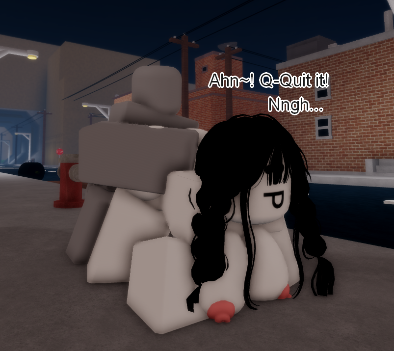 1boy 1girls 3d dummy_(roblox) female forced male male_on_female nonconsensual rape raped_female roblox roblox_avatar roblox_studio robloxian text the_streets_(roblox)