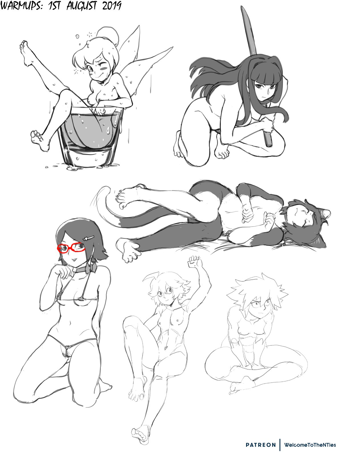 anthro, ass, barefoot, bikini, bikini bottom, bikini top, black and white, boruto: naruto next generations, breasts, crossover, disney, disney fairies, dungeon meshi, fairy, fairy wings, feet, feet up, female, female only, female pubic hair, furry, g-string, glasses, hair bun, izutsumi, kill la kill, kiryuuin satsuki, kneeling, looking at viewer, micro bikini, monochrome, multiple females, multiple girls, naked, naruto, naruto (series), nipples, noisetanker, nude, on knees, panties, paws, perky breasts, peter pan (disney), pubes, pubic hair, pussy, revealing clothes, sarada uchiha, short hair, sitting, sketch, small breasts, soles, string bikini, swimsuit, tagme, tail, thong, tinker bell, toes, vagina, wings