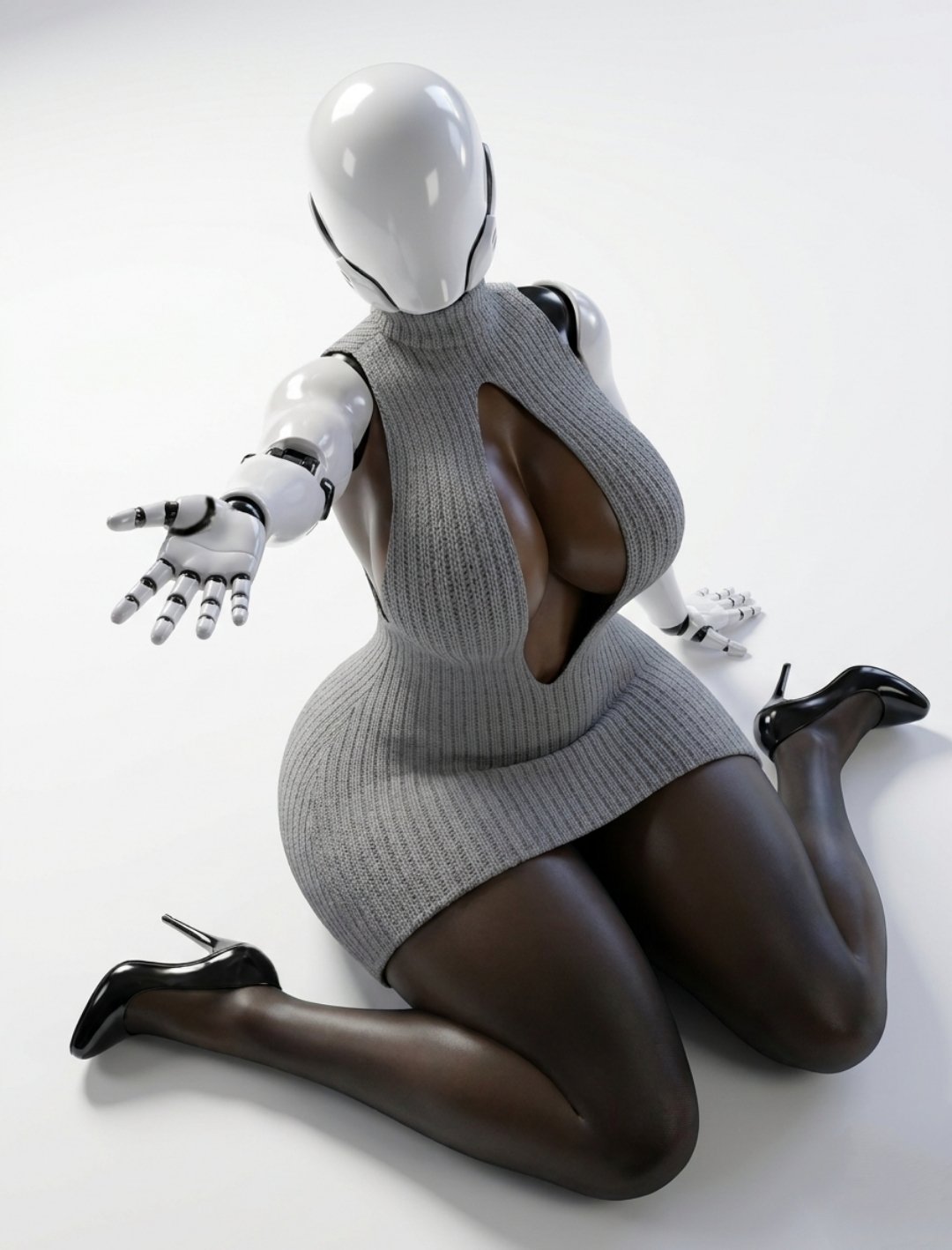 1girls, 3d, big ass, big breasts, big thighs, breasts, brown body, brown skin, brown-skinned female, cleavage, curvaceous, curvy, curvy figure, cyborg, cyborg girl, dark skin, dark-skinned female, female, gynoid, haydee, haydee (game), heels, high heels, hips, huge ass, huge breasts, huge thighs, humanoid, large ass, large breasts, large thighs, legs, mature, mature female, slim waist, stockings, sularetal, thick, thick hips, thick legs, thick thighs, thighs, voluptuous, waist, wide hips, wide thighs