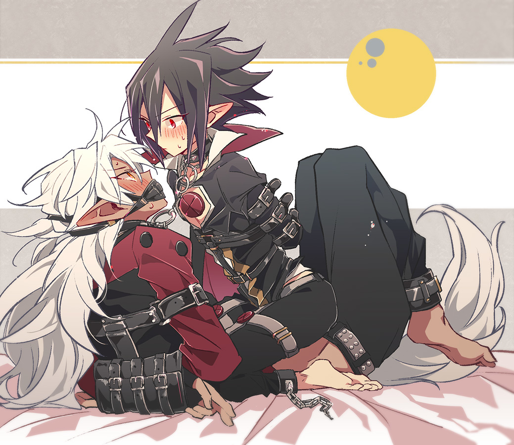 bondage bound disgaea disgaea_4 fenrich gag gagging gay nippon_ichi_software valvatorez yaoi