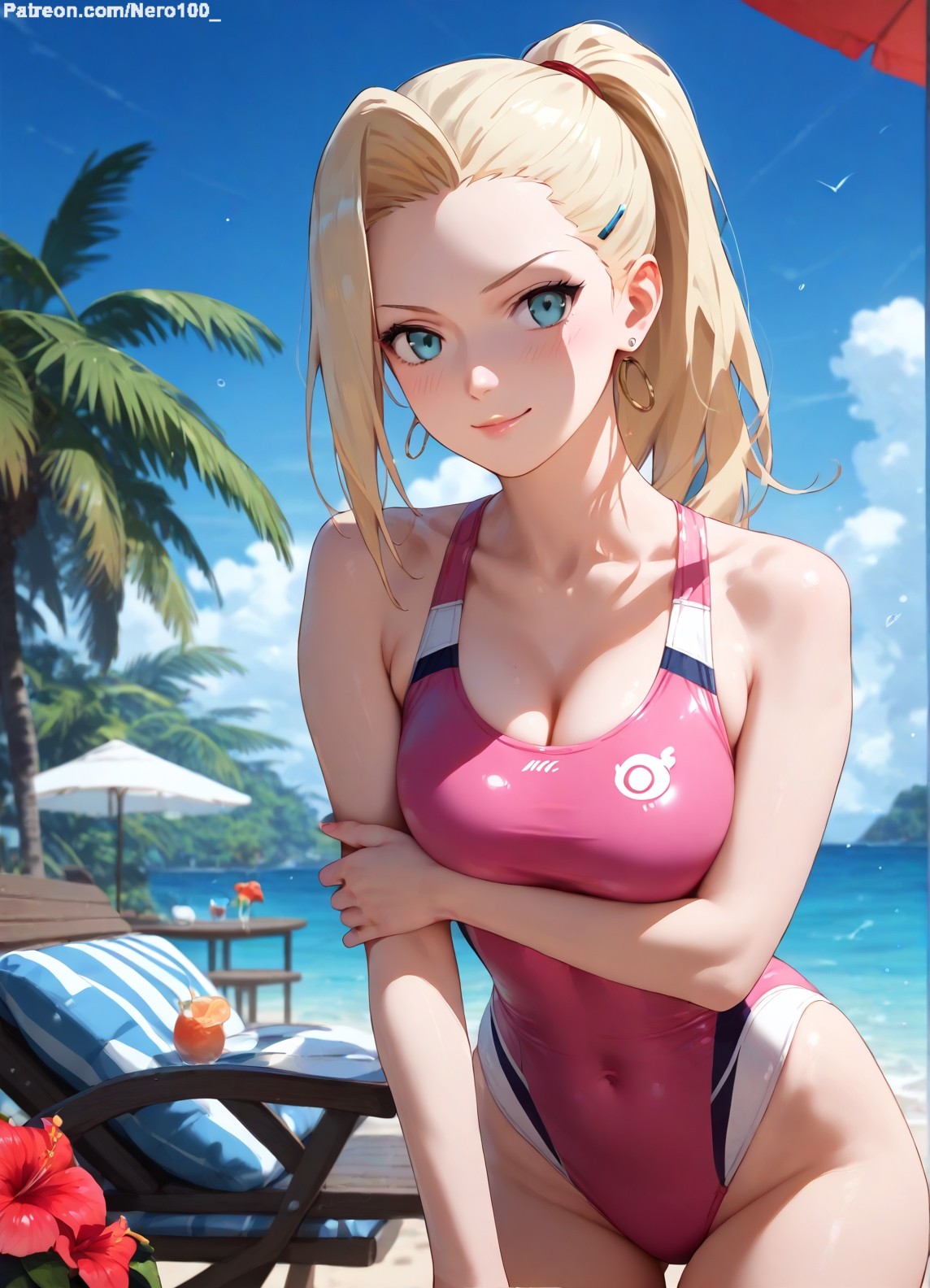 1girls 2d ai_generated areolae big_breasts blonde_female blonde_hair blonde_hair boruto:_naruto_next_generations chest cleavage curvy curvy_figure cute cute_face detailed eyelashes eyeshadow female female_only fit fit_female focus hair high_quality ino_yamanaka large_breasts legs light-skinned_female light_skin lips lipstick long_hair makeup mascara naruto naruto_(series) naruto_shippuden nero100 outdoors outside pale-skinned_female pale_skin perky_breasts ponytial posing seductive seductive_look stable_diffusion swimsuit swimwear tagme thighs thin_waist