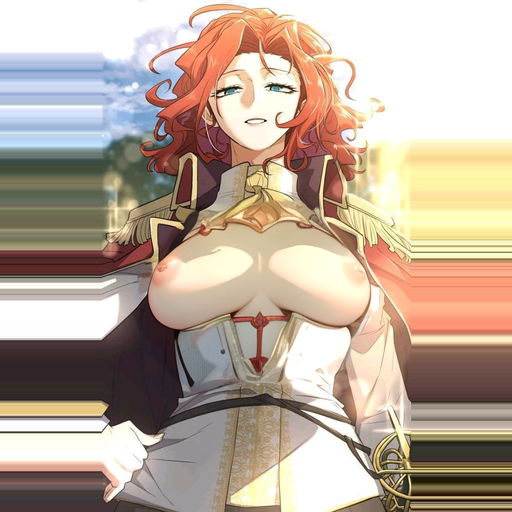 ai_generated alicia_magentano big_breasts queen red_hair the_greatest_estate_developer