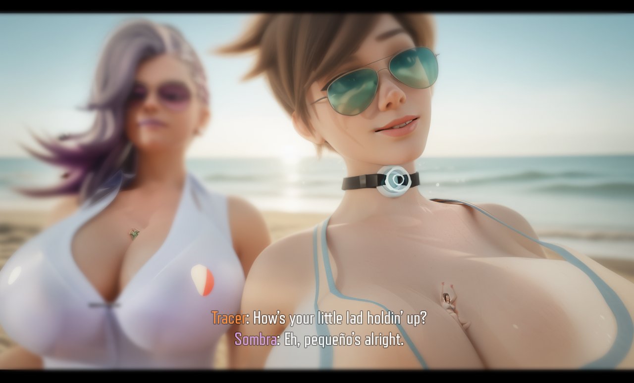 big breasts, blizzard entertainment, breasts, british, british female, dark skin, dark-skinned female, european, european female, female, giantess, hispanic, hispanic female, jimmy144, krieginax, large boobs, large breasts, latina, latina female, lena oxton, light skin, light-skinned female, male, mexican, mexican female, olivia colomar, overwatch, overwatch 2, overwatch league, scrag sombra, scrag tracer, shrunke, shrunken female, shrunken male, sombra, tracer
