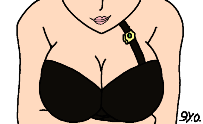 animated, black shirt, breasts, female, female only, gif, jojo's bizarre adventure, lifting shirt, nipples, repainted, stripping, trish una, vento aureo